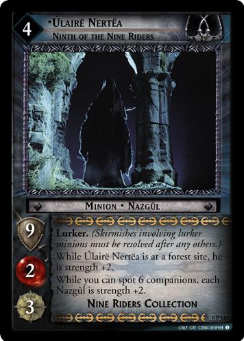 Ulaire Nertea, Ninth of the Nine Riders (P)